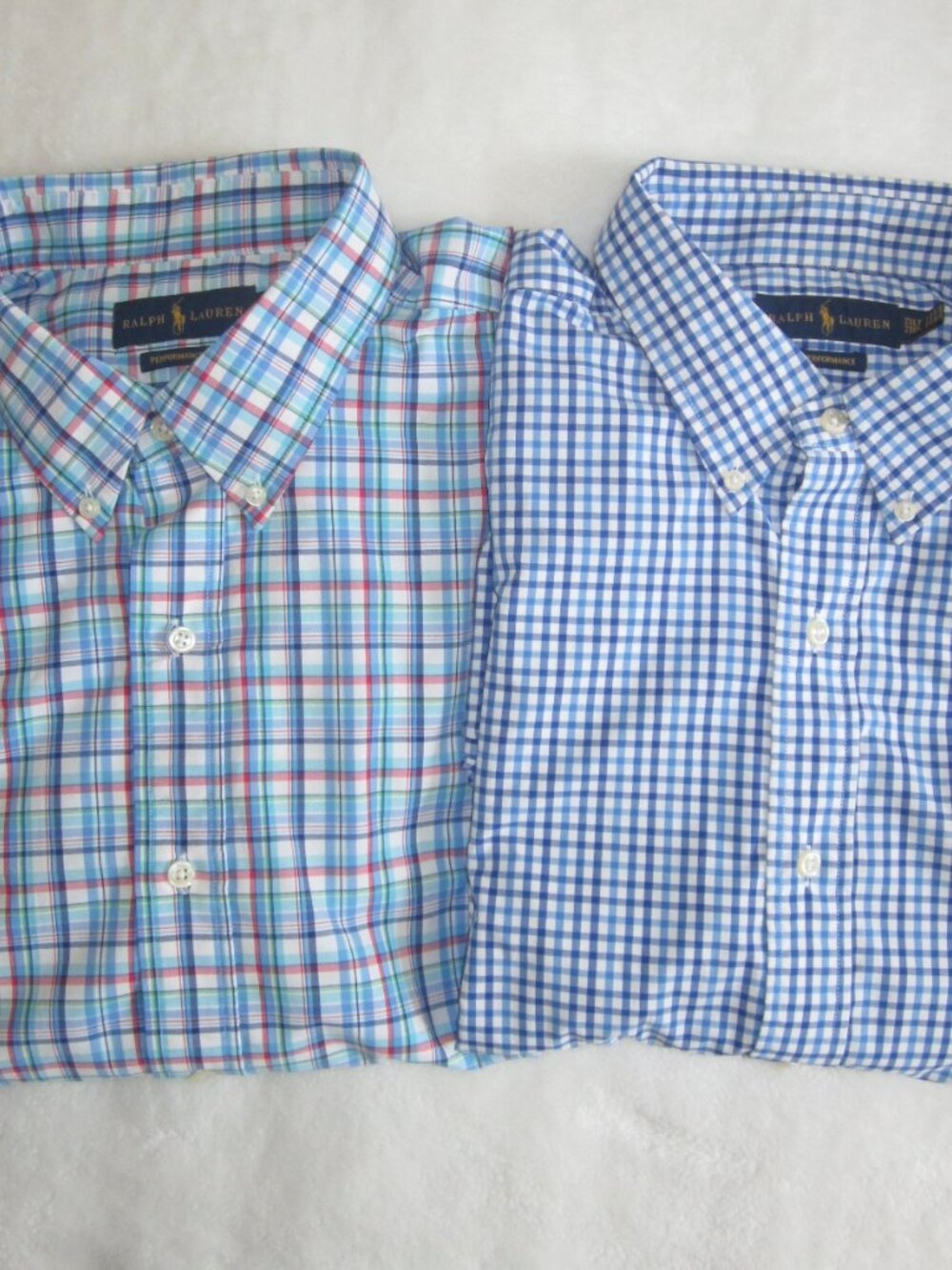 RALPH LAUREN Performance Button Down Shirt Lot 2 Men's 2XLT